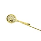 Image 3 of Gold lapel pin, tie pin | Tennis racket