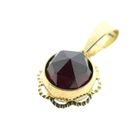 Image 9 of Vintage gold pendant with garnet