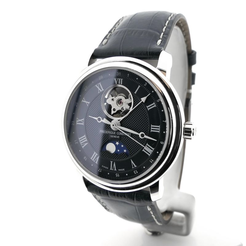 Image 9 of Frederique Constant Classics Moonphase Hearth Beat FC-335MCNW4P26; Automatic men's watch