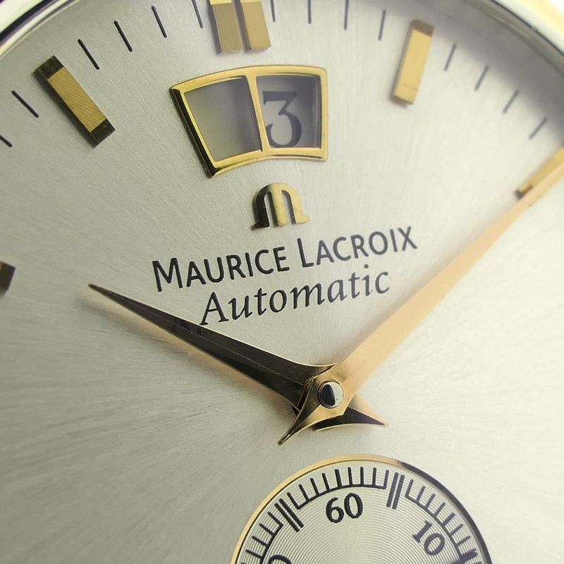 Image 5 of Maurice Lacroix Masterpiece 'Grand Guichet'; Automatic 18k gold/steel men's watch