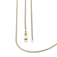 Gold gourmet link chain