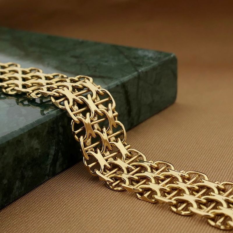 Image 2 of Gold fantasy link bracelet