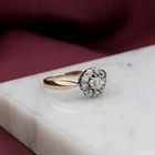 Image 2 of Rose gold ring with diamonds