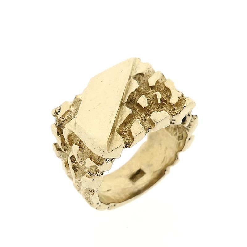Image 1 of Gold nugget ring