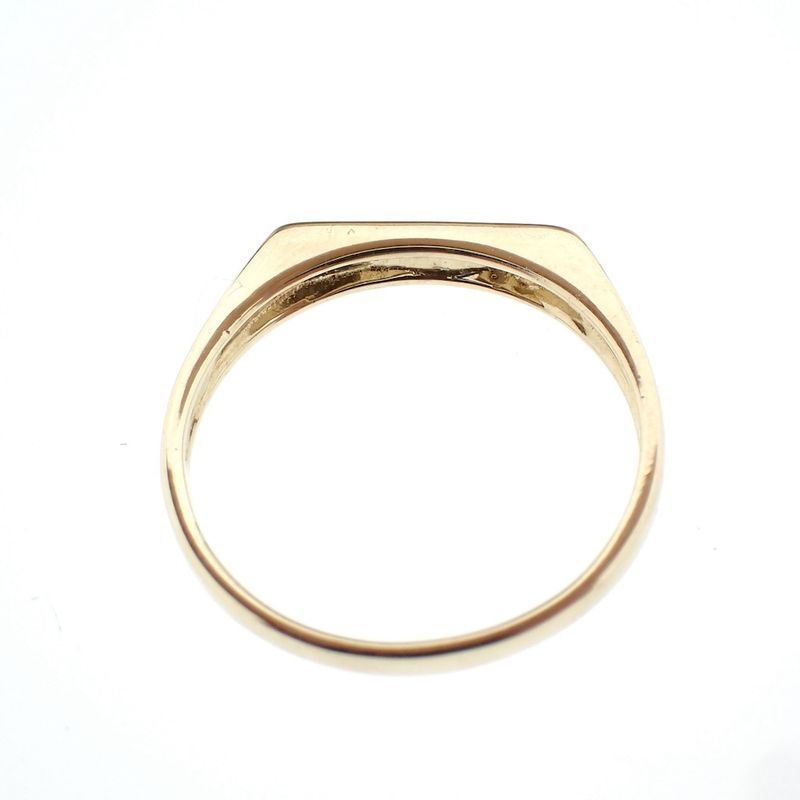 Image 3 of Gold solitaire ring; Jeunesse | Diamond 0.015 ct.