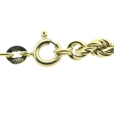 Gold twisted link chain Image 2 of Gold twisted link chain