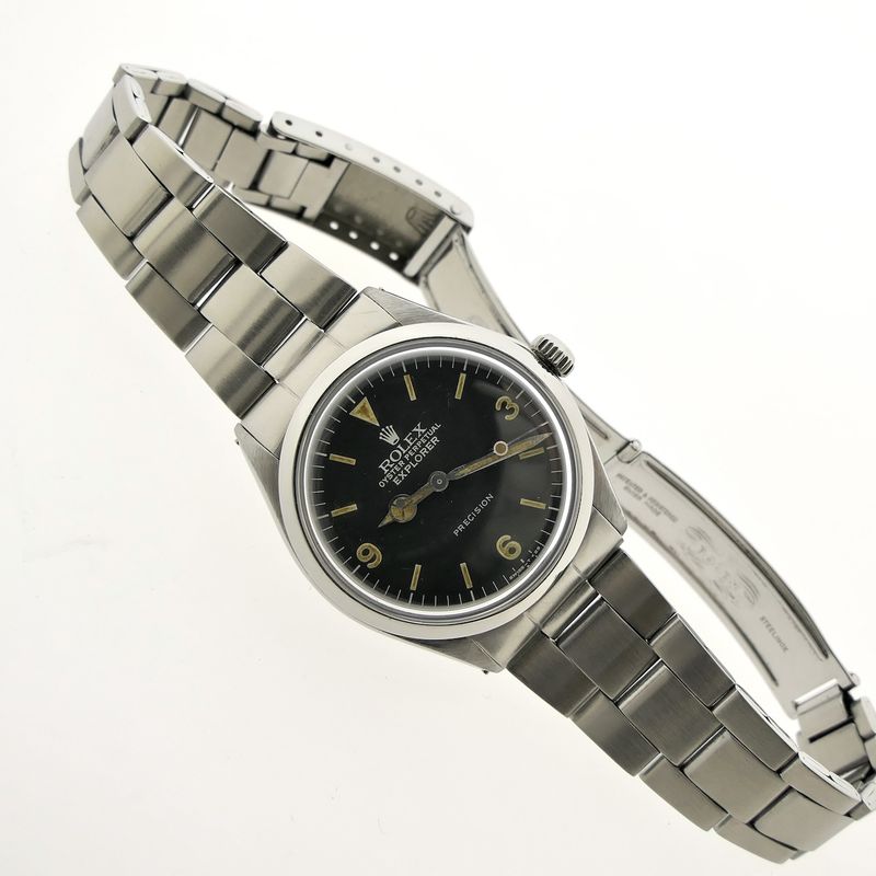 Image 29 of Rolex Airking/Explorer 5500; Automatic vintage watch from 1972 (with aftermarket modifications)