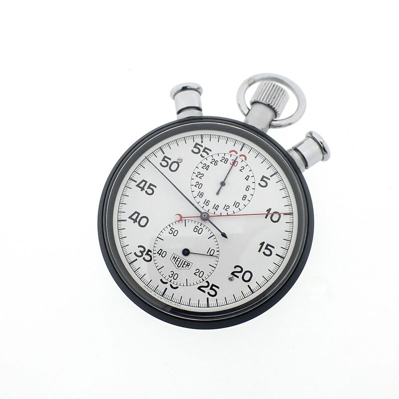 Image 3 of Heuer Rattrapante/Split-Seconds Stopwatch; Vintage stopwatch/timer