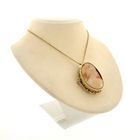 Image 5 of Antique gold brooch/pendant with cameo