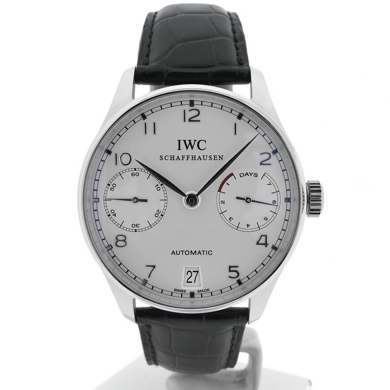 Image 13 of IWC Portuguese '7 Days' Platinum IW5001-04; Platinum men's watch (500 pieces limited edition)