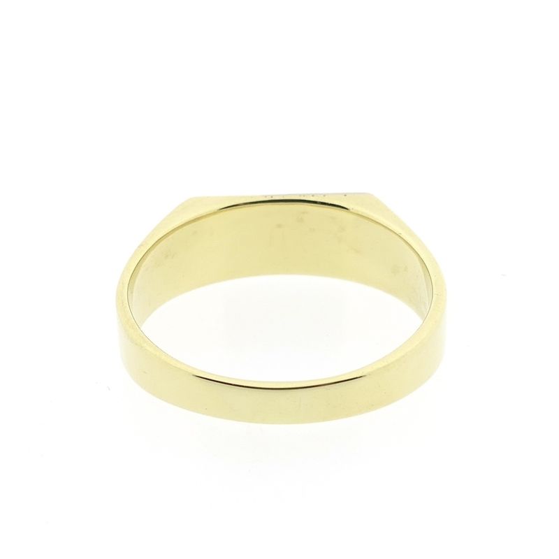 Image 4 of Tricolor gold signet ring | Men