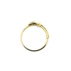 Image 9 of Gold Claddagh ring with diamonds; 0.085 ct.