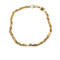 Cento group golden Figarope link bracelet.