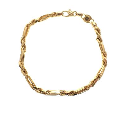 Image 1 of Cento group golden Figarope link bracelet.