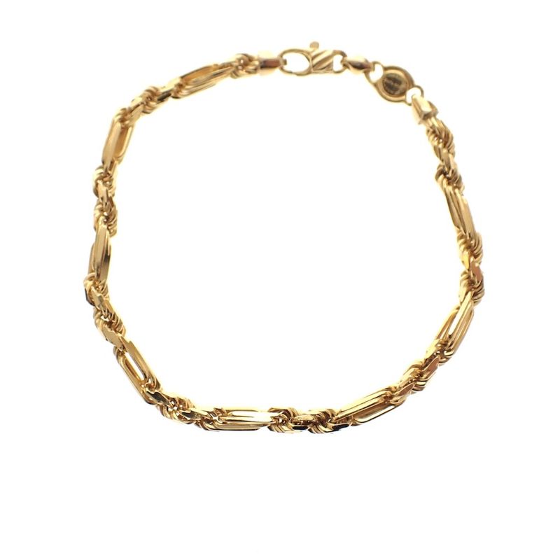 Image 1 of Cento group golden Figarope link bracelet.