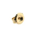 Image 6 of Two-tone gold stud earrings
