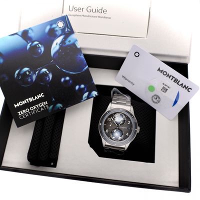 Montblanc 1858 Geosphere 0 Oxygen 'The 8000' MB130982; Automatisch Heren Horloge Afbeelding 2 van Montblanc 1858 Geosphere 0 Oxygen 'The 8000' MB130982; Automatisch Heren Horloge