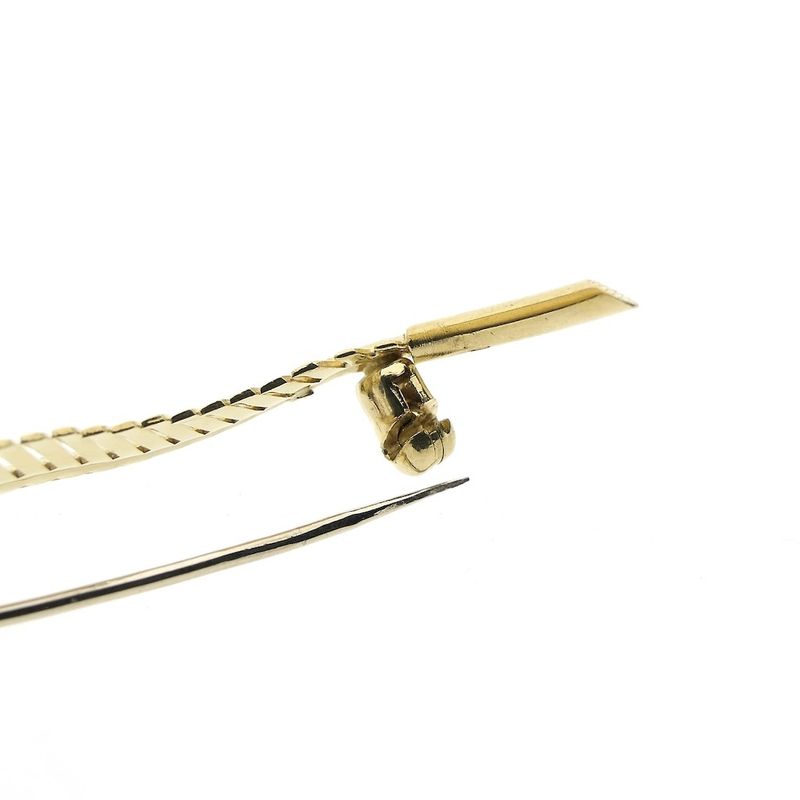 Image 6 of Vintage gold feather brooch