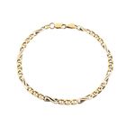 Image 3 of Bicolor gold fantasy link bracelet