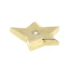 Image 6 of Gold star pendant with diamond; 0.14 ct.