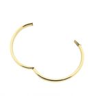 Image 7 of Gold smooth slave bracelet | Ø 61.5 mm