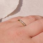 Image 4 of Gold ring with diamond | 0.175 ct.