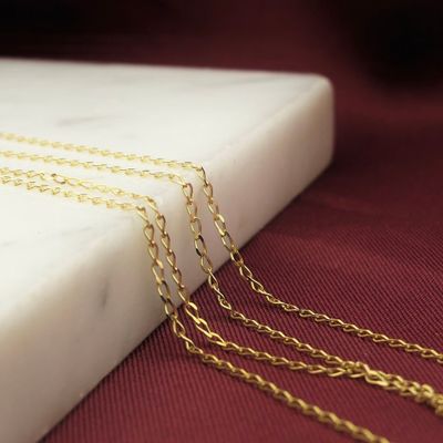 9 carat wide gourmet link chain Image 2 of 9 carat wide gourmet link chain