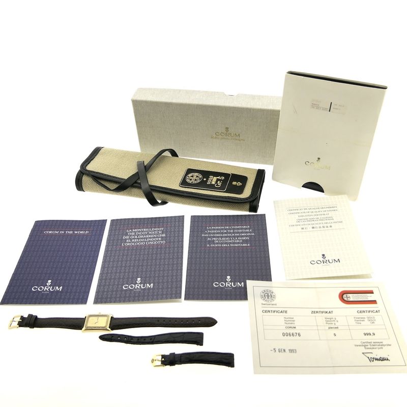 Image 4 of Corum Ingot 5Gr. 46300; 18k. Women's watch with diamonds