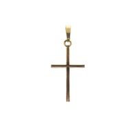 Gold pendant of a cross
