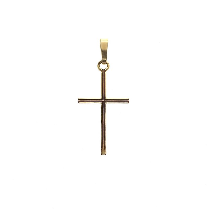 Image 1 of Gold pendant of a cross