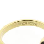 Image 6 of Gold ring with sapphire and zirconia