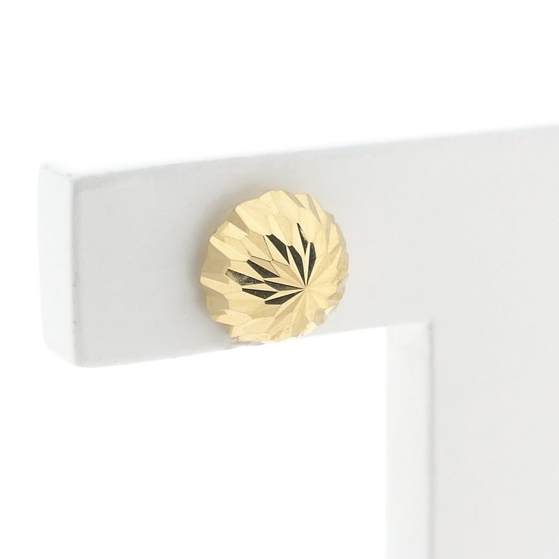Image 4 of Golden subtle stud earrings