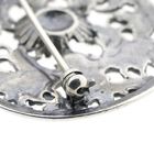 Image 6 of Large silver brooch | Floral design