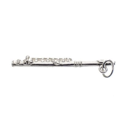 Image 2 of Silver charm; Transverse flute