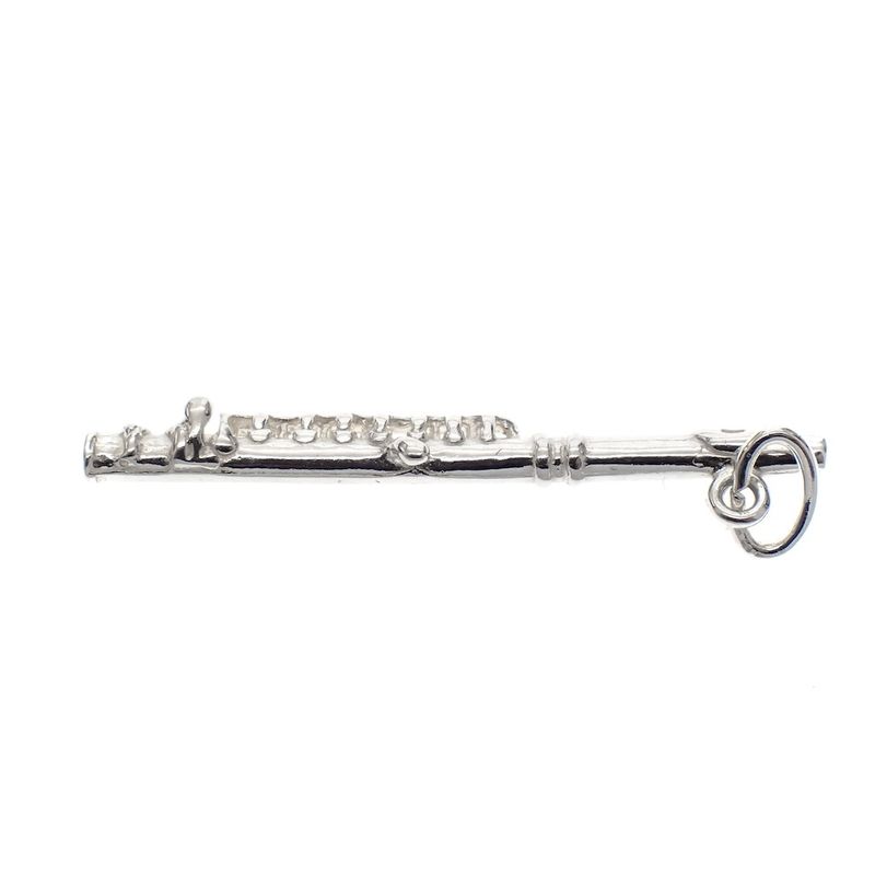 Image 2 of Silver charm; Transverse flute