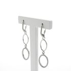 Image 3 of Silver earrings with zirconia