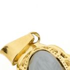 Image 7 of Gold pendant with hematite