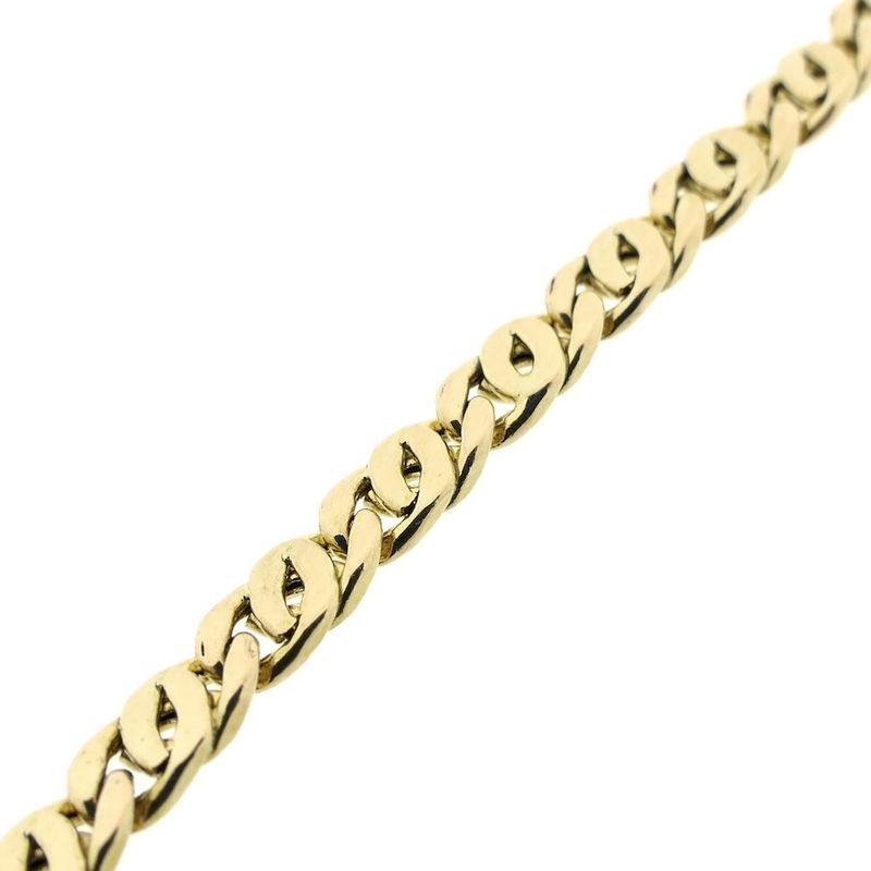 Image 7 of Gold navy link bracelet | 18 cm