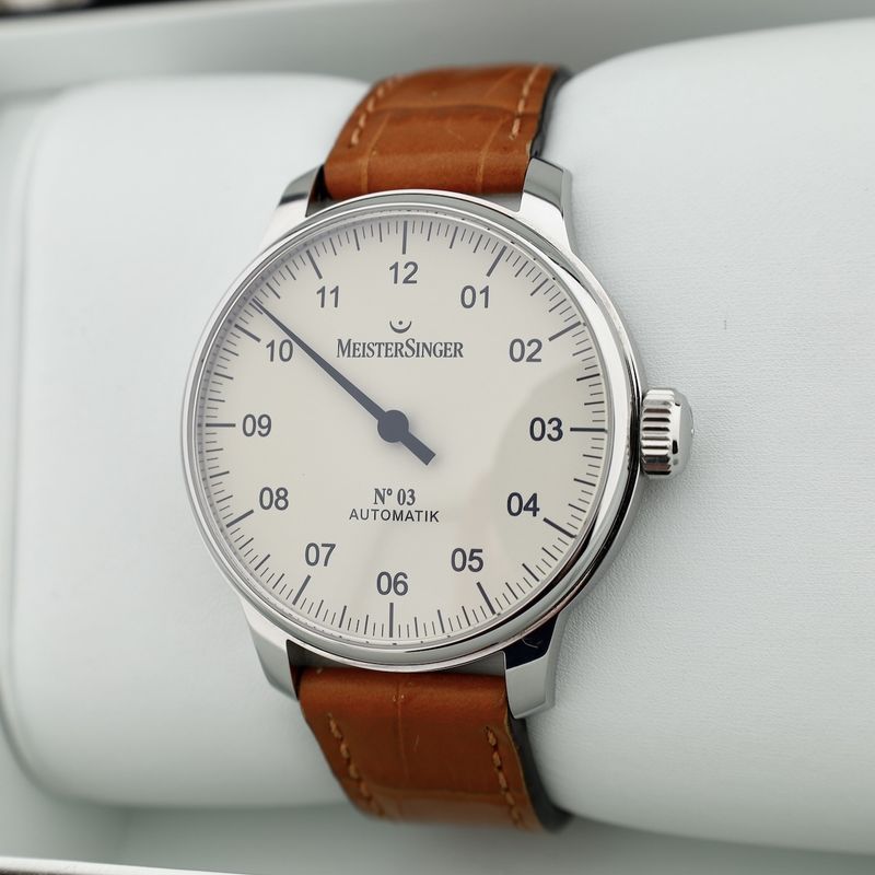 Image 11 of Meistersinger No. 03 Automatik; Automatic men's watch