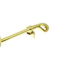 Image 5 of Gold brooch with a horseshoe and polo mallet