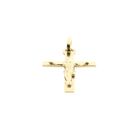 Afbeelding 8 van Gouden hanger van een kruis met corpus