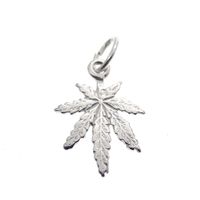 Silver charm; Marijuana leaf 2