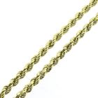 Image 5 of Golden twisted link chain.