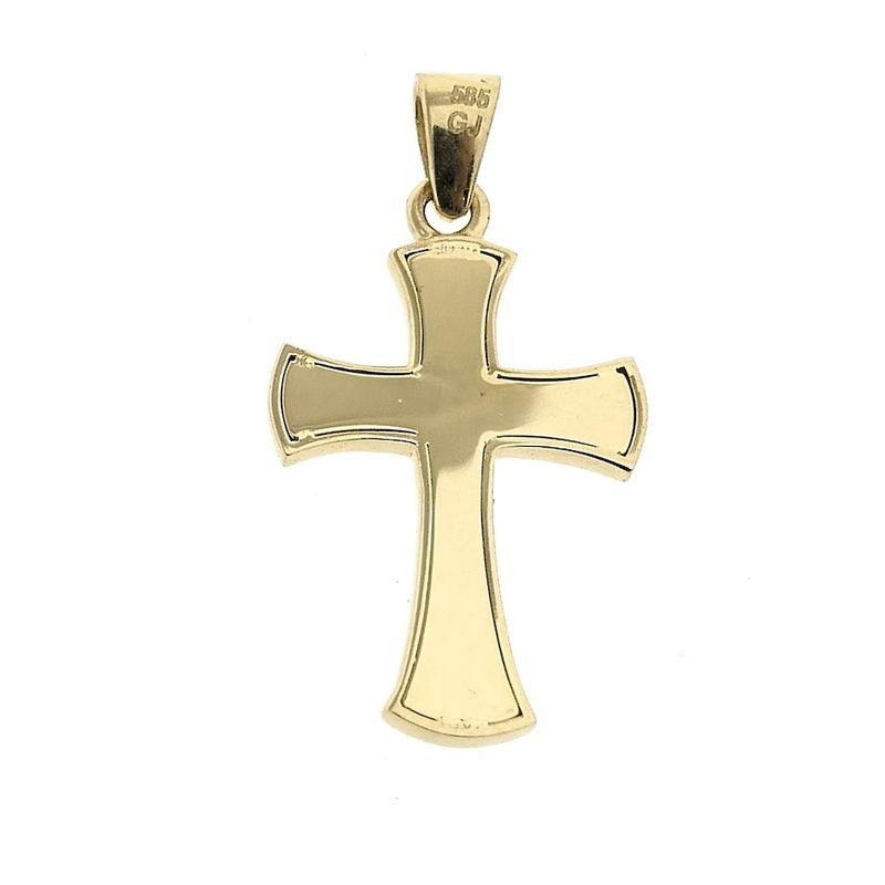 Image 4 of Gold pendant of a cross with corpus