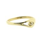 Image 4 of Gold ring with diamond | 0.01 ct.
