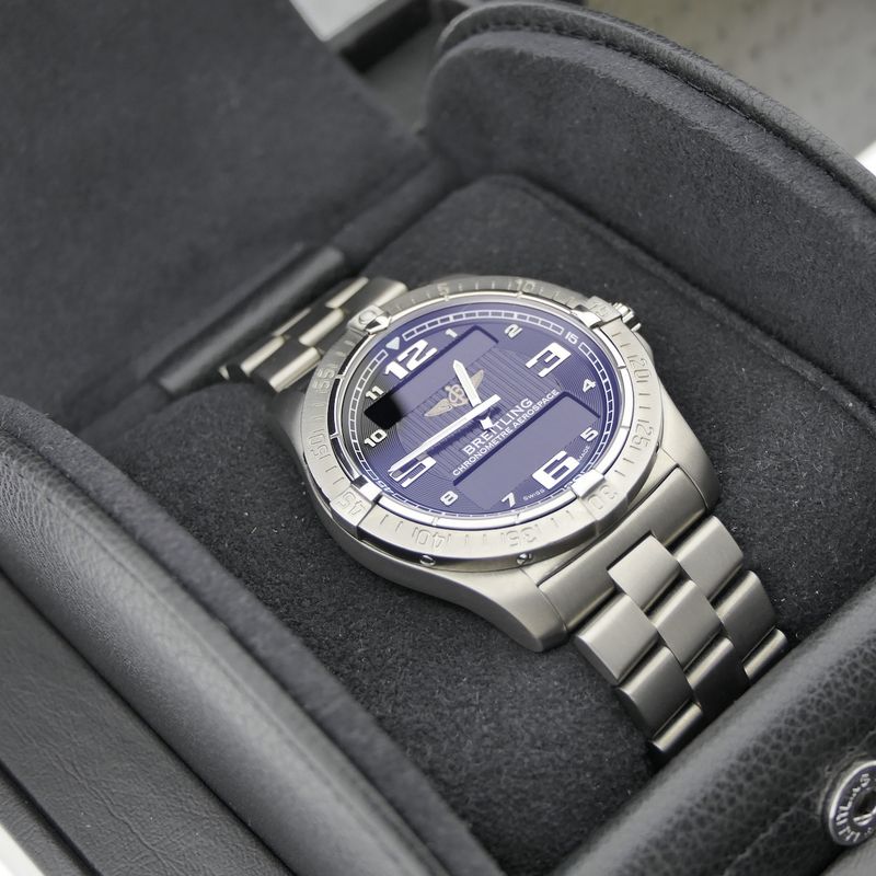 Image 17 of Breitling Aerospace Avantage E79362; Men's pilot's watch