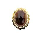 Image 1 of Antique gold brooch/pendant with garnet