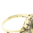 Image 5 of Gold ring with pearl and zirconia