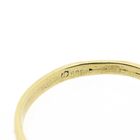 Image 8 of Gold solitaire ring with diamond; 0.14 ct.