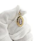 Image 16 of Vintage gold pendant with amethyst